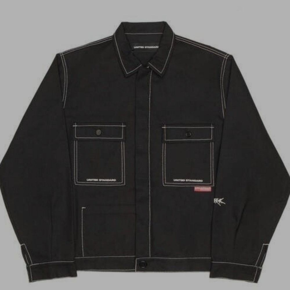 United Standard GR10K structured black boxy Jacket klopman intl